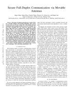 Secure Full-Duplex Communication via Movable Antennas