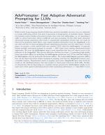 AdvPrompter: Fast Adaptive Adversarial Prompting for LLMs
