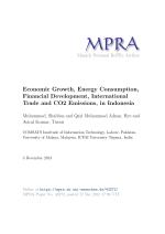 Economic Growth, Energy Consumption, Financial Development, International Trade and CO2 Emissions, in Indonesia