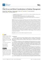 Data Privacy and Ethical Considerations in Database Management
