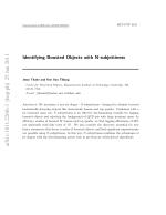Identifying Boosted Objects with N-subjettiness