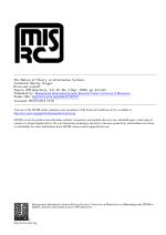 The Nature of Theory in Information Systems