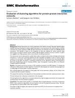 Evaluation of clustering algorithms for protein-protein interaction networks