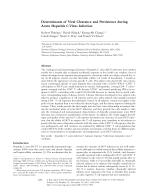 Determinants of Viral Clearance and Persistence during Acute Hepatitis C Virus Infection