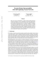 Towards Robust Interpretability with Self-Explaining Neural Networks