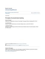 Principles of sensorimotor learning