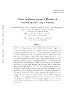 Ghost Condensation and a Consistent Infrared Modification of Gravity