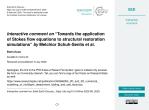 Interactive comment on “Towards the application of Stokes flow equations to structural restoration simulations” by Melchior Schuh-Senlis et al.