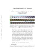 Audio-Synchronized Visual Animation