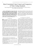 Rate-Constrained Coder Control and Comparison of Video Coding Standards