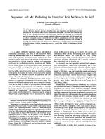 Superstars and Me: Predicting the Impact of Role Models on the Self