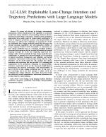 LC-LLM: Explainable Lane-Change Intention and Trajectory Predictions with Large Language Models