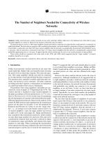 The Number of Neighbors Needed for Connectivity of Wireless Networks