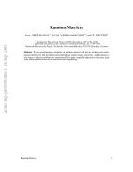 Random Matrices