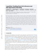 LayerSkip: Enabling Early Exit Inference and Self-Speculative Decoding