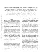 MegaScale: Scaling Large Language Model Training to More Than 10,000 GPUs