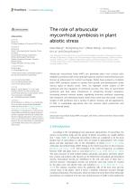 The role of arbuscular mycorrhizal symbiosis in plant abiotic stress