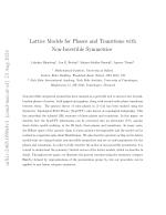 Lattice Models for Phases and Transitions with Non-Invertible Symmetries