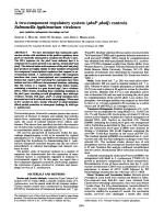 A two-component regulatory system (phoP phoQ) controls Salmonella typhimurium virulence