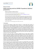 Online learning amid the COVID-19 pandemic: Students' perspectives