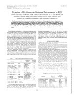 Detection of Erythromycin-Resistant Determinants by PCR
