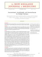 Daratumumab, Lenalidomide, and Dexamethasone for Multiple Myeloma