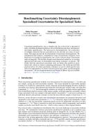 Benchmarking Uncertainty Disentanglement: Specialized Uncertainties for Specialized Tasks