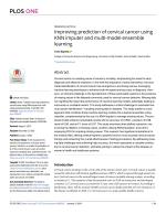 Improving prediction of cervical cancer using KNN imputer and multi-model ensemble learning