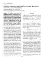 Likelihood-mapping: A simple method to visualize phylogenetic content of a sequence alignment