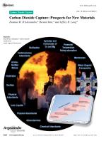 Carbon Dioxide Capture: Prospects for New Materials