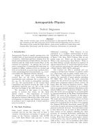 Astroparticle Physics