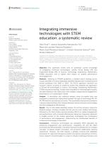 Integrating immersive technologies with STEM education: a systematic review