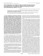 Novel Inhibitors of Cytokine-induced IkBα Phosphorylation and Endothelial Cell Adhesion Molecule Expression Show Anti-inflammatory Effects in Vivo