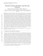 Tensions between the Early and the Late Universe