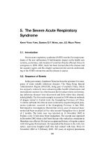 5. The Severe Acute Respiratory Syndrome