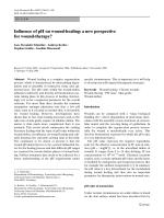 Influence of pH on wound-healing: a new perspective for wound-therapy?