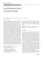 Zinc and human health: an update