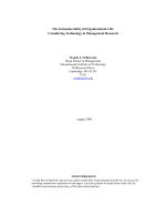 The Sociomateriality of Organizational Life: Considering Technology in Management Research