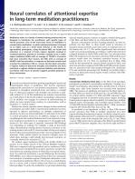 Neural correlates of attentional expertise in long-term meditation practitioners