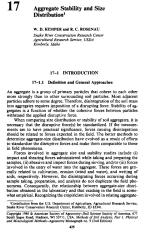 Aggregate Stability and Size Distribution