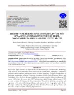 THEORETICAL PERSPECTIVES ON DIGITAL DIVIDE AND ICT ACCESS: COMPARATIVE STUDY OF RURAL COMMUNITIES IN AFRICA AND THE UNITED STATES