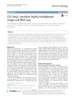 CEL-Seq2: sensitive highly-multiplexed single-cell RNA-Seq