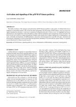 Activation and signaling of the p38 MAP kinase pathway