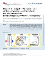 State-of-the-art pulsed field ablation for cardiac arrhythmias: ongoing evolution and future perspective