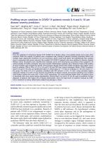Profiling serum cytokines in COVID-19 patients reveals IL-6 and IL-10 are disease severity predictors