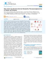 Role of the Gut Bacteria-Derived Metabolite Phenylacetylglutamine in Health and Diseases