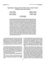 Optimality in Human Motor Performance: Ideal Control of Rapid Aimed Movements