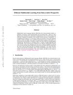 Efficient Multimodal Learning from Data-centric Perspective