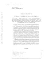 Properties of Graphene: A Theoretical Perspective