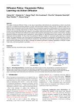 Diffusion Policy: Visuomotor Policy Learning via Action Diffusion